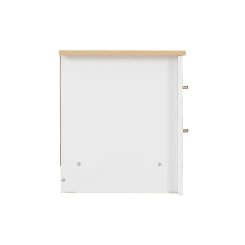 Portland Trio - White/Oak Effect